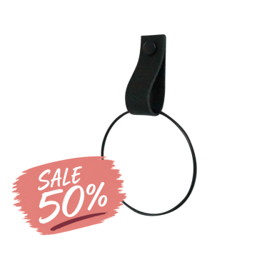 Leather wall loop + ring